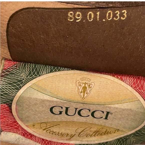 💯 Authentic Gucci suprime GG Sherry Line PVC Brown Clutch Bag NS080844 - Picture 14 of 15